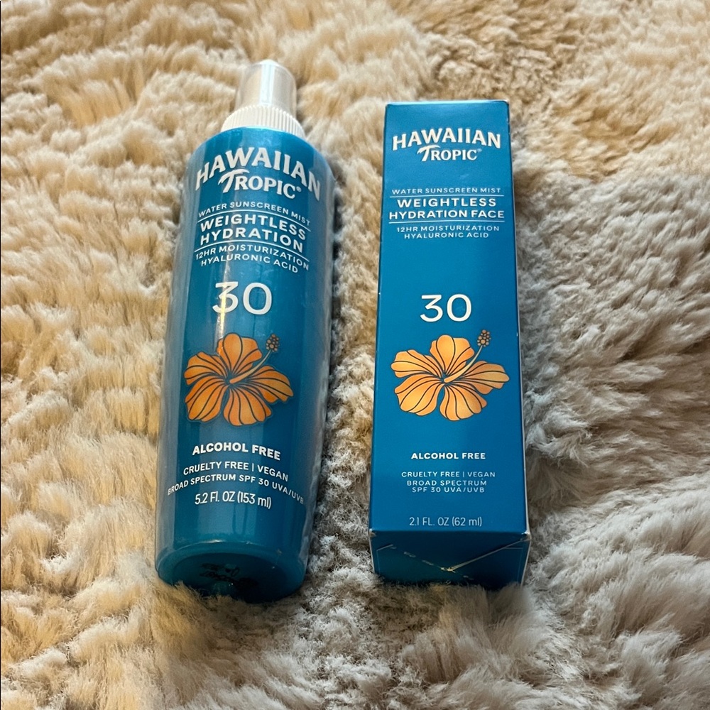 Hawaiian Tropic Weightless Hydration Sunscreen Mist SPF 30
